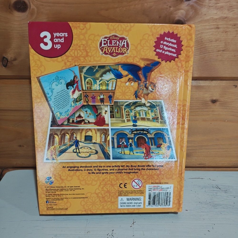 Disney 2017 Elena of Avalor My Busy Book With Playmats and Figures Very Rare HTF - Picture 2 of 10